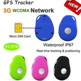 3G/WCDMA Waterproof Personal/Child GPS Tracker with Sos Button EV-07W