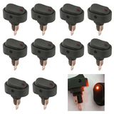 12V 30AMP 30A Heavy Duty Red LED off/on Rocker Switch for Car Boat Marine
