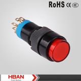 12mm Round Head Illuminated Momentary Push Button Switch with LED Light