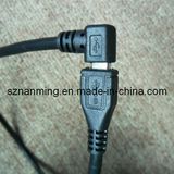 Right Angle Micro USB Male to USB Female Extension Cable