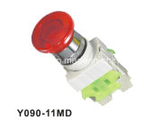 Y090-11md LED with Lamp Emergency Stop Moosh Room Pushbutton Switch
