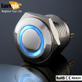16mm Short Body Ring LED Push Button Switch