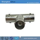 RF Connector Adaptor BNC Triple Coaxial Female Jack-Female Jack-Female Jack