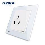Livolo UK Three-Pins 16A Socket with 1gang 1way Switch Vl-W2z1b-11/12/13
