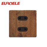 New Design PC Material 2 Gang 2 Pin Wall Socket