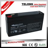 6V1.2ah AGM Sealed Lead Acid Battery for Lighting System