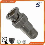 BNC Male to Female Coaxial Brass Connector