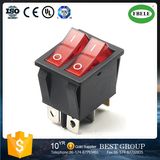Illuminated Red / Green Rocker Switch Power Switch