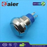 Large Button Waterproof Electric Metal Push Button Switch (GQ-12B-11)