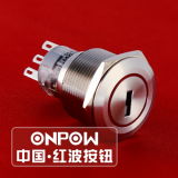 Onpow 22mm Push Button Switch (GQ22A-11Y/21/S, UL, CE, CCC, RoHS, REECH)