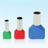 Crewel Tube Pre-Insulating Twin Cord End Terminal