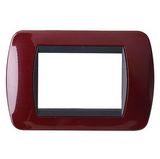 LV20-9 Italian Zinc Alloy 3 Module Wall Switch Plate
