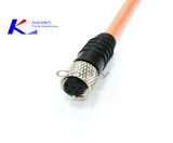 2, 3, 4, 5, 6 Pin Waterproof M8 Female & Male Electrical Wire Connector