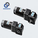 Right Angle Orthogonal Spiral Bevel Gear DC Motor 100W_C