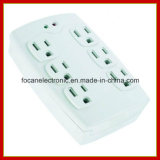 6 Outlets Surge Protected Current Tap