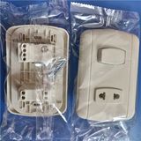 America ABS Copper Material with Switch Wall Sockets (W-055)