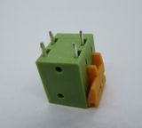 5.08mm PCB Spring Terminal Blocks Straight 2p 3p 4p Available Green Color