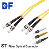 Simplex Single Mode Fiber Optic ST/PC Connector