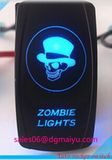 5pin Laser Rocker Switch on-off with LED Light