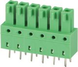 Puggable/Plug-in Terminal Block with Double Row Pin Headers (WJ15EDGB-3.81)