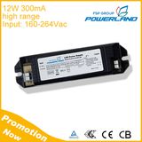 TUV Approval 12W 300mA Constant Current LED Driver