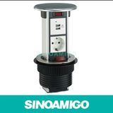 Waterproof IP55 Level Vertical Socket with Customization Schuko Socket Pop up Socket