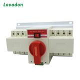 220V 400V AC 63A 2p 3p 4p Single Phase ATS Fail-Safe Dual Power Automatic Transfer Switch for Generator