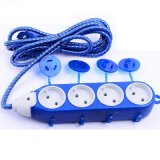 Professional Factory Xb8-2 European Power Strip 4 Way Extension Cord Multiple Socket with Switch