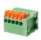 PCB Spring Terminal Block with 2.54mm Pitch