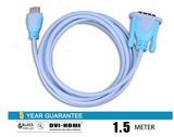 1.5m 5ft High Speed HDMI to DVI Cable 1080P 1.4V