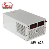 Smun S-3000-48 3000W 48VDC 62A Output AC-DC Switching Power Supply