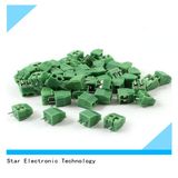 PA66 2 Pin 3.5mm Pitch 300V 10A PCB Mount Type Terminal Block Connector