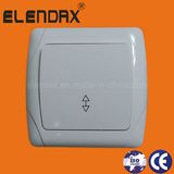 EU Style Flush Mounted Double Wall Button Switch (F3005)