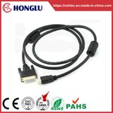 Round HDMI to DVI Cable