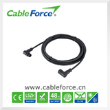 Nmea 2000 Drop Cable M12 Male to Female 5pin Right Angled Waterproof Connector