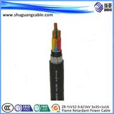 Yjv32 3+1 Cores XLPE Insulated PVC Sheathed Thin Steel Wire Armored Power Cable