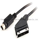 Scart Plug - S-Video Plug Cable