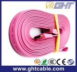 Pink High Quality Flat HDMI Cable (F016)