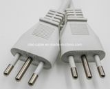 10A 250V Italy Imq Approval Chile Power Cord Cable with 3 Pin Plug