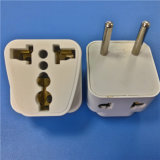 Two Round Pins Plug to Multi Fuction Adaptor (RJ-0063-1)