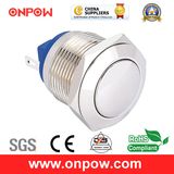 Onpow 19mm Metal Pushbutton Switch (GQ19B-10/J/N, CCC, CE, RoHS Compliant)