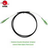 4.6mm Simplex Outdoor Double Sheathed Fiber Optic Patch Cord