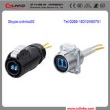 Waterproof Lp-24 Optical Fiber Connector