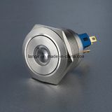 22mm Anti Vandal Momentary 1no1nc Metal Push Button Switch with Soldering Terminal (DOT Illuminated)