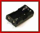2AA Battery Box with PCB Pins