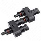 2 to 1 Mc4 Branch Parallel Connector Set - M/FF & F/mm