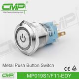 19mm Push Button Power Symbol Switch