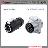 Cnlinko Circular Male Female Waterproof 3 Wire Plastic Connector