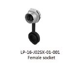 2pin Panel Mount Female Socket for Tri-Proof Lighting