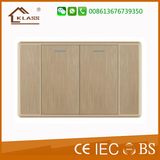 2 Gang 1 Way Push Button Light Wall Switch